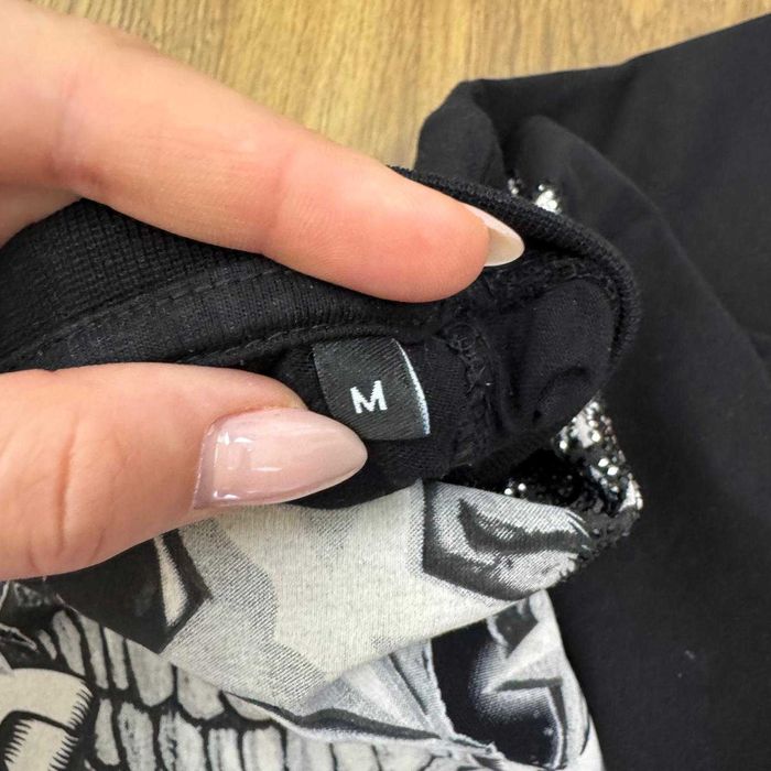 Philipp Plein Black Cotton Tshirt