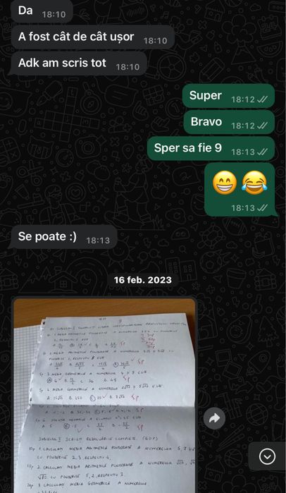 Meditatii Matematica 5-8 -Popesti Leordeni-8 minute metrou Berceni