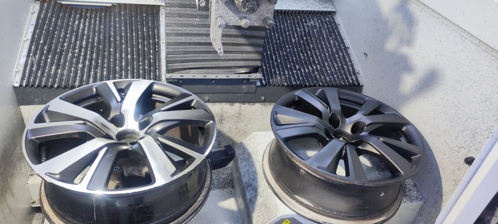 CNC diamond cut ремонт на джанти двуцветни