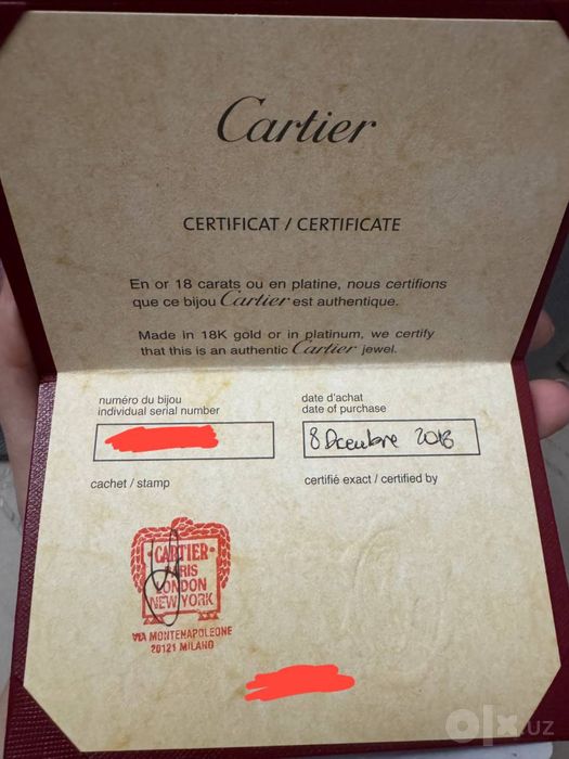 Cartier браслет/ оригинал