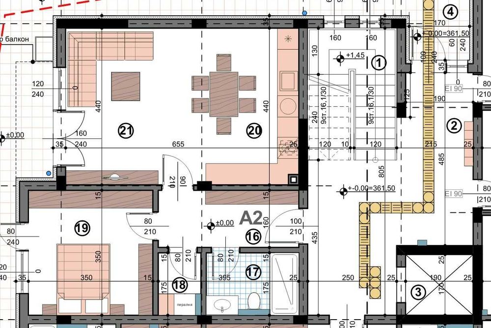 Двустаен апартамент с двор за продажба – ново строителство, район Лидл, гр. Казанлък