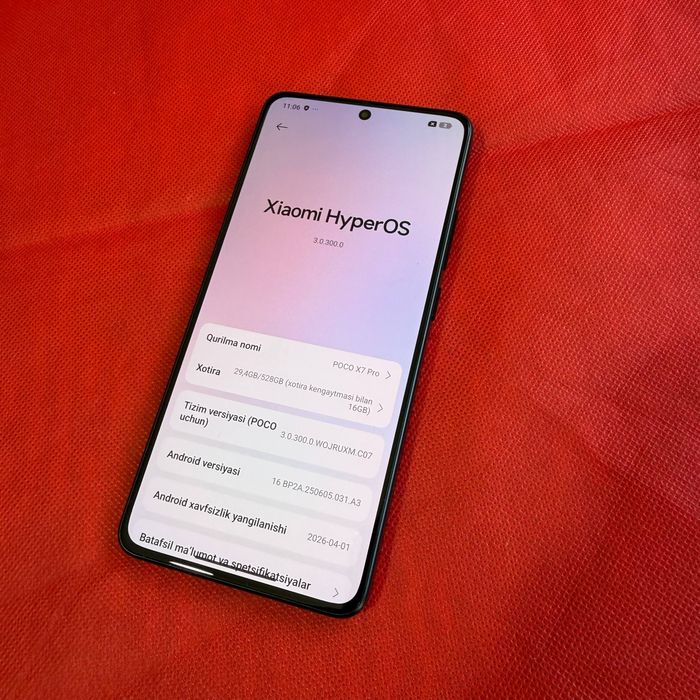 Poco 7x pro modeli