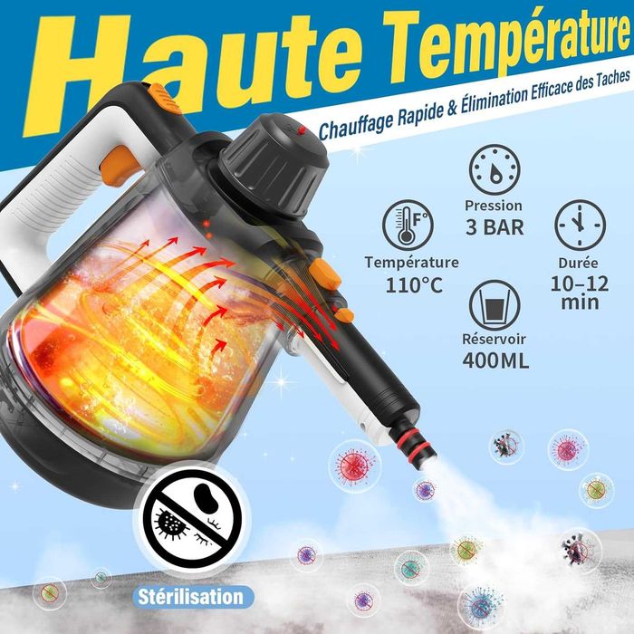 Парочистачка Eave Steam Cleaner, 1200 W,Гаранция