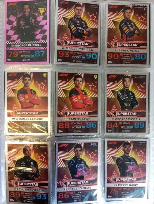 Карти Topps Turbo Attax Formula 1 F1 2023 SET - последен комплект