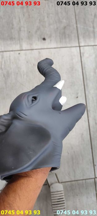 jucarie cap de elefant silicon