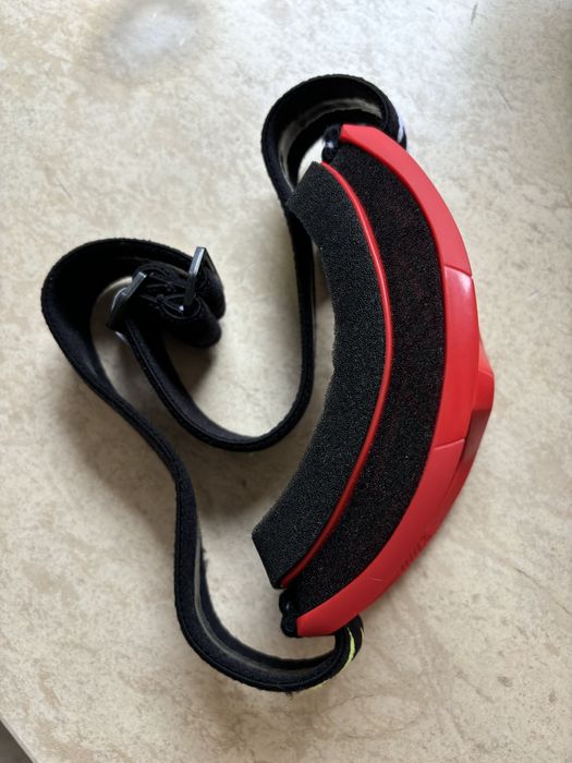 MTB googles copii 100% Strata 2 red Clear Lens