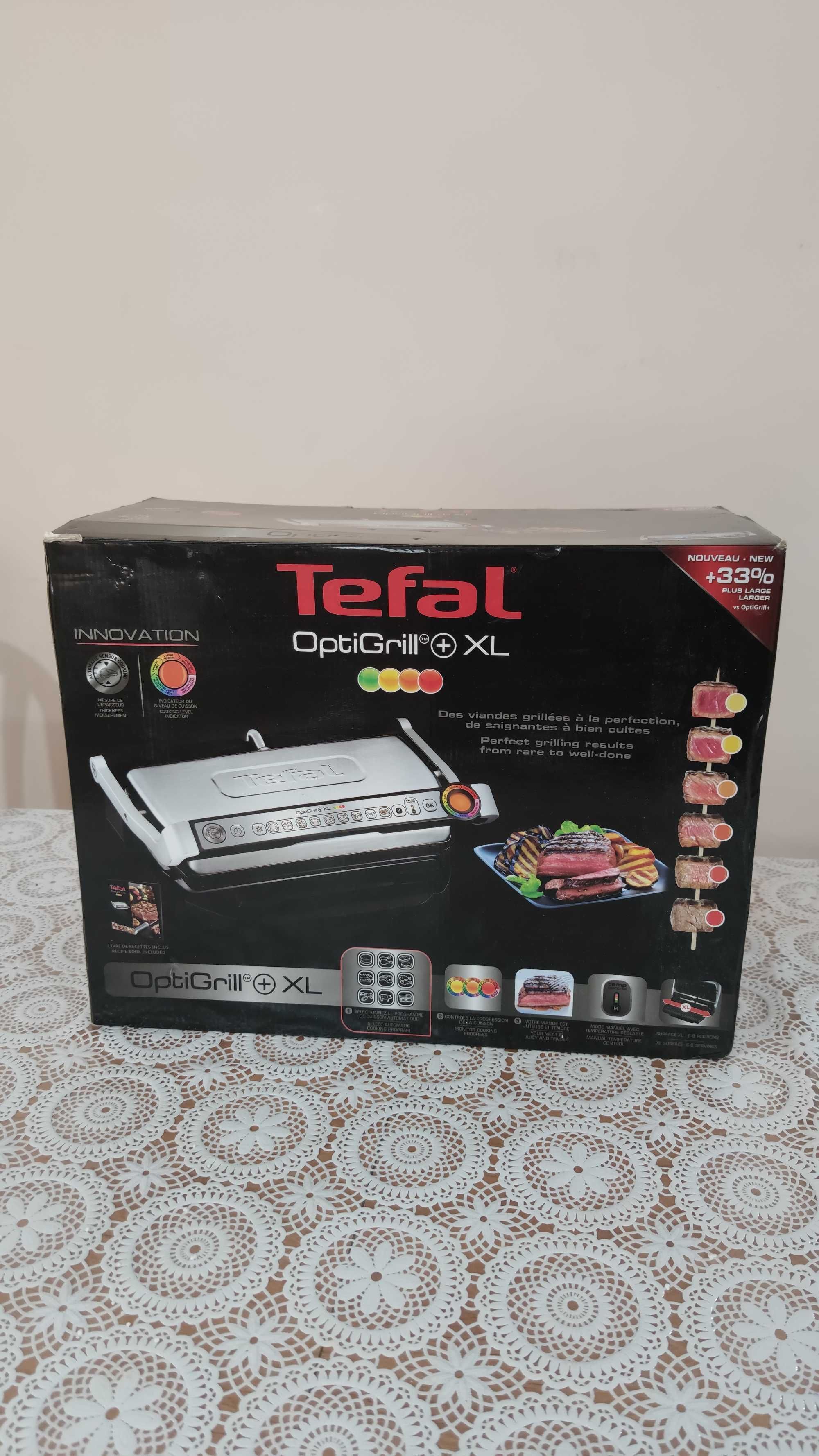 TEFAL OPTIGRILL XL : Des viandes grillées à la perfection, de saignantes à  bien cuites ! 