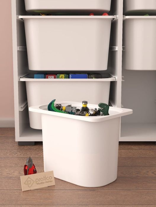 Шкаф, Етажерка за съхранение с 12 кошници