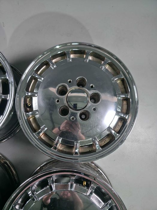 4 Jante Alain 5x112 14'' OEM Mercedes S-Class W126 W166 / SL W107 W123 / Chrome OEM USA ! JANTE EXTREM DE RARE !