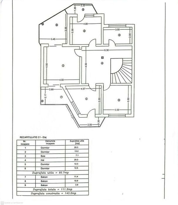 Casa P+1 in Carcea, zona Pelendava, 180 mp utili, 850 mp curte