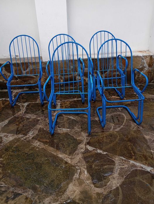 Стол градински метален