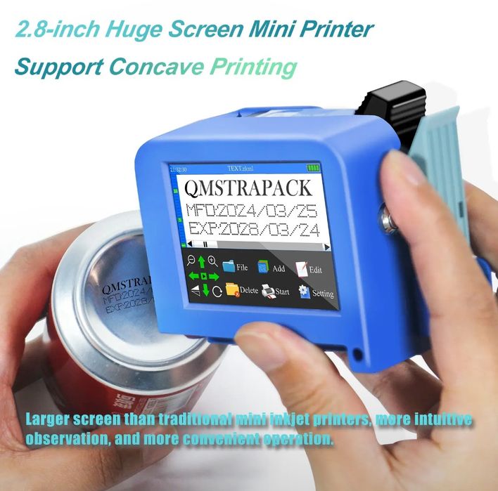Маркиратор датер апарат сана дата штрих QR код ручной мини принтер