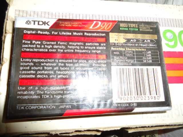 Кассеты японские новые Сони 90