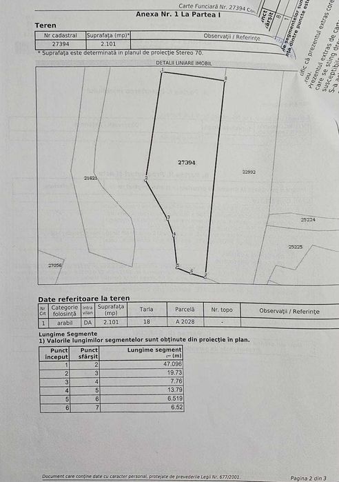 Teren intravilan 2.101 mp | Băicoi | Utilități lângă teren | Ideal casă sau investiție