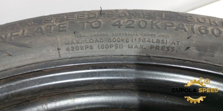 Roata de rezerva slim 8K0601027B R19 5x112 Audi A5 8T [facelift] [201