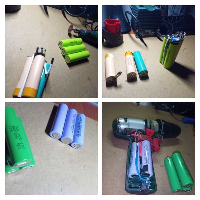 Reparatii/reconditionare baterii/acumulatori Litiu Li-ion și scule