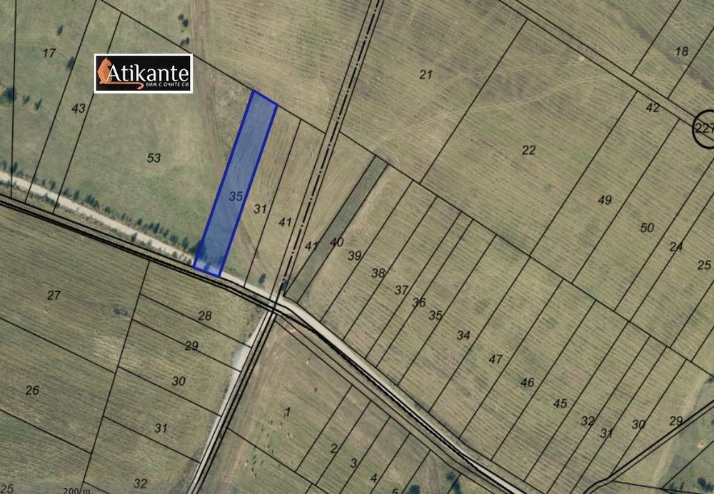 Продава се Парцел в Банкя - 2000 кв.м за 25 €/кв.м - Снимка #1