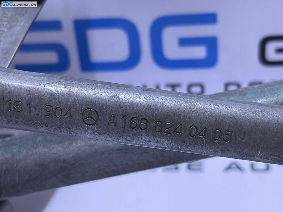 Ansamblu Brat Brate cu Motoras Stergator Stergatoare Parbriz Mercedes Clasa A Class W168 1998 - 2004 Cod A1688240405 A1688200242