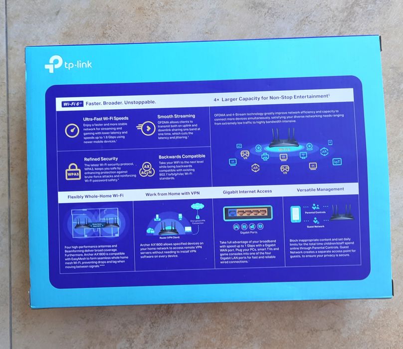 Рутер Dual Band / Wi-Fi 6