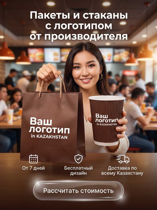 Бумажные стаканы, крафтовые бумажные пакеты,