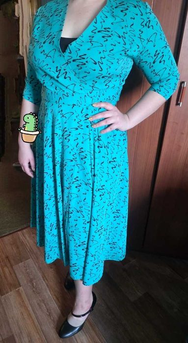 Платье летнее зеленое