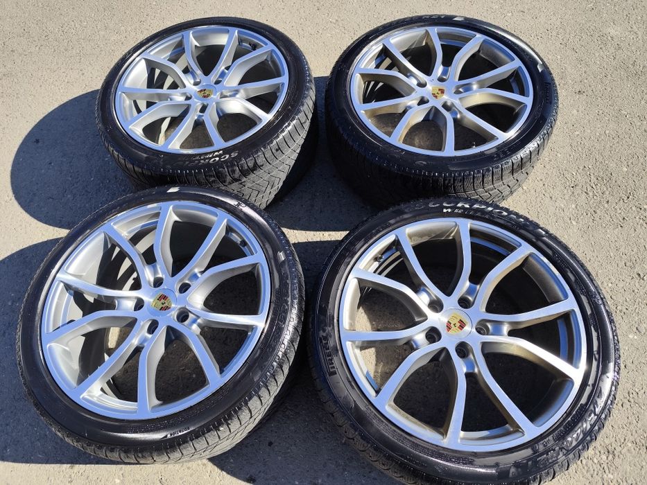 Set Jante R21 Porsche Cayenne 9Y originale doua latimi  ET58 ET46 BBS