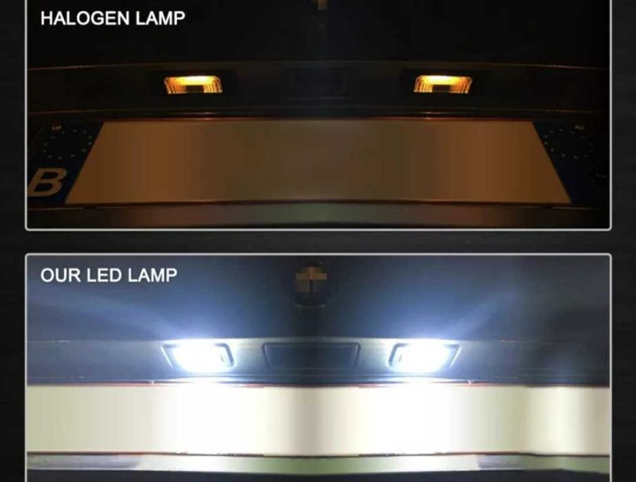 Лед плафони за регистрационния номер за БМВ BMW e90 e60 номер крушки