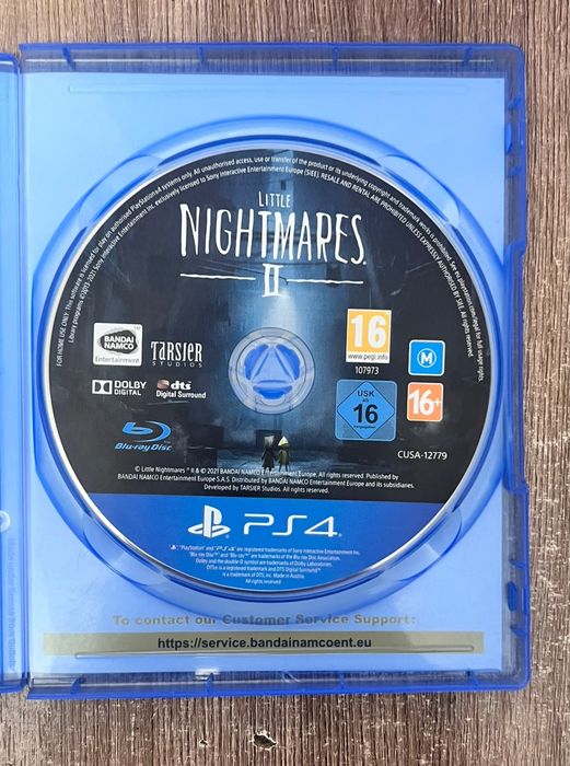 Диск на ps4 Little Nightmares 2