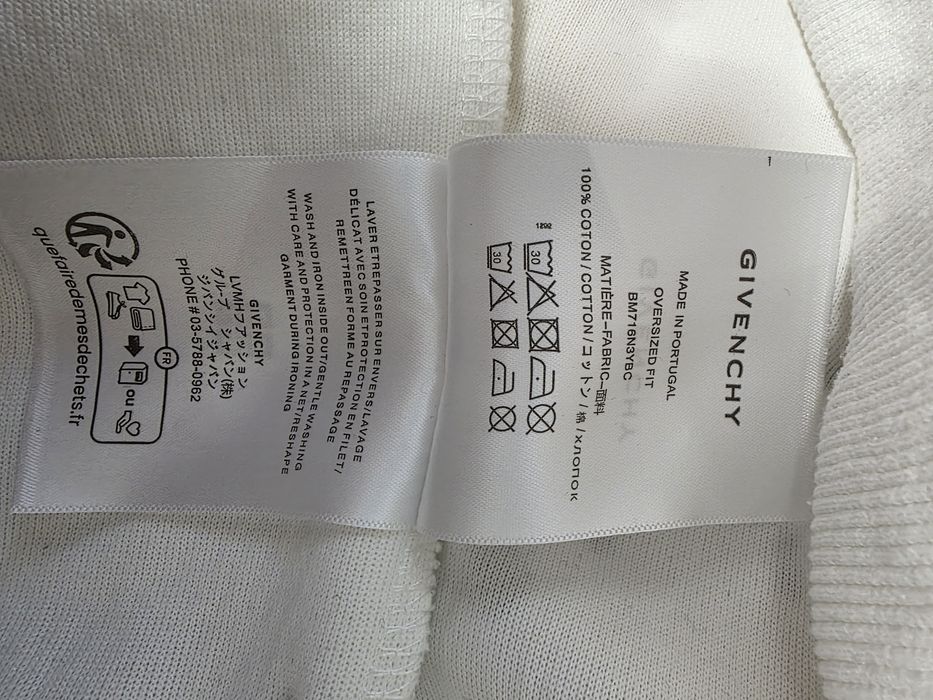 худи Givenchy с потертостями
