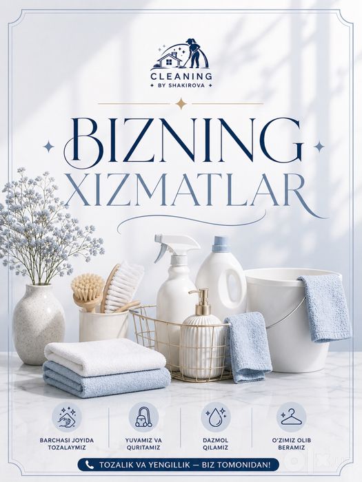 Proffesional cleaning xizmati