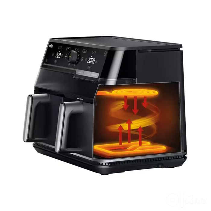 Аэрогриль Braun TwinCook 5 TD5053IBK, 10 л, 2800 Вт