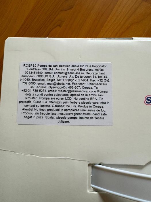 Pompa spectra S2 plus