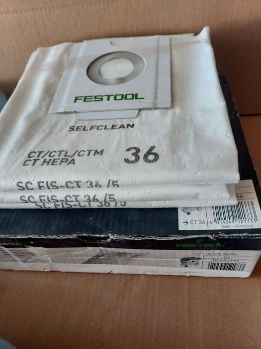 Discuri abrazive Festool 2×P180, P80, P150,P60 3 saci Festool CT 36