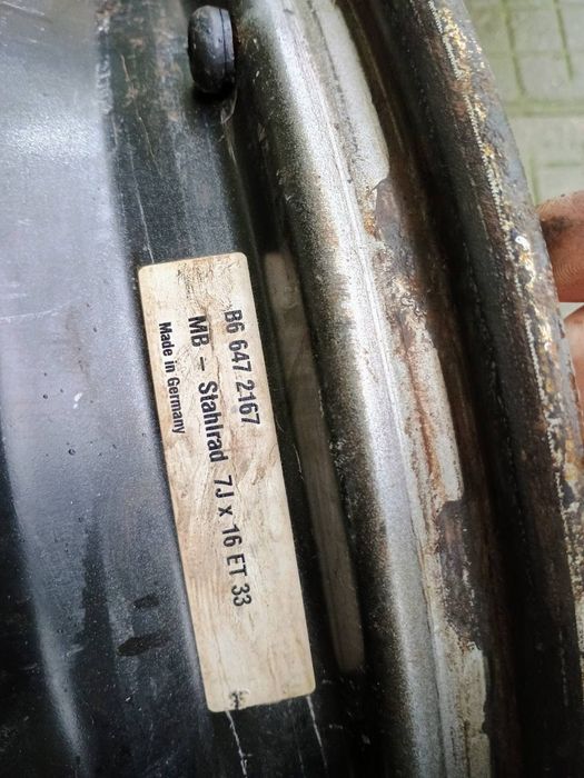 Стоманени джанти за мерцедес mercedes 5x112 централен отвор 66.6