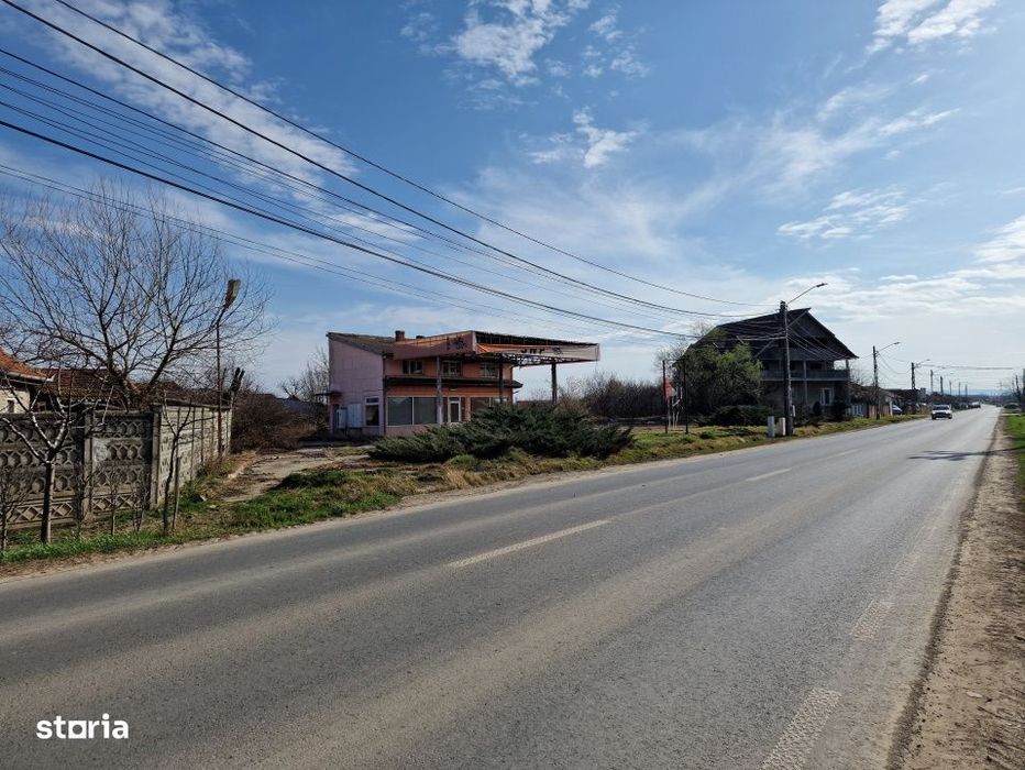 Gataia - DN 58B- Central-Statie Carburant- 1500mp- 65m Front stradal