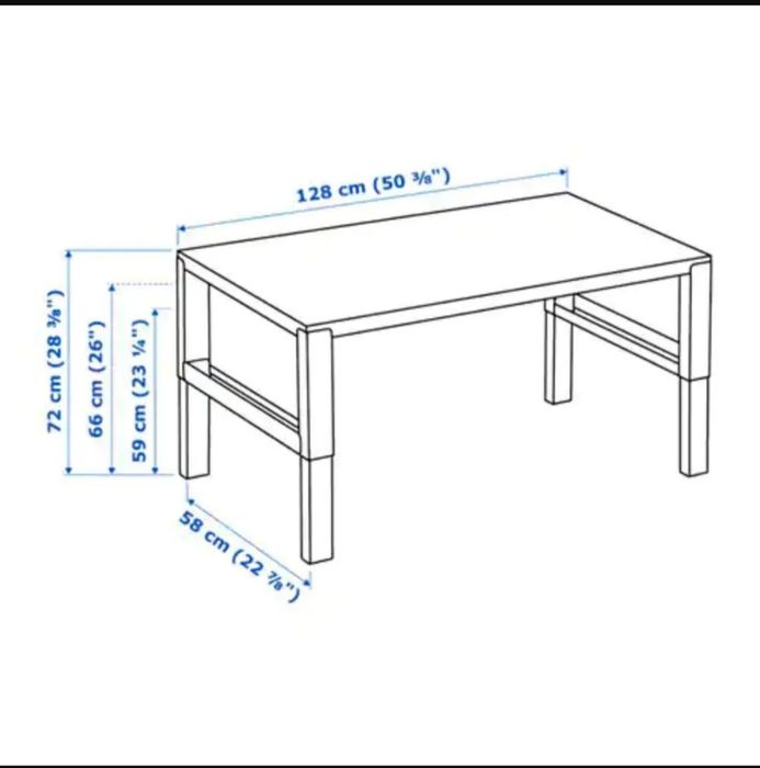 Бюро IKEA Pahl 128*58см