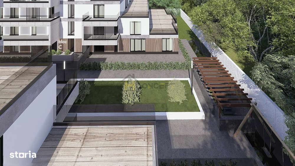 Pipera, Zona de Nord, 2 camere + terasa, imobil nou