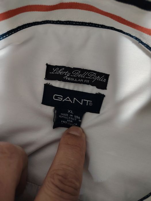 Фирменные рубашки Gant, Puma, Avva