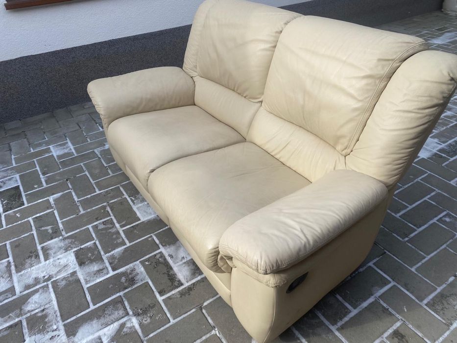 Canapea relax din piele naturala stare excelenta