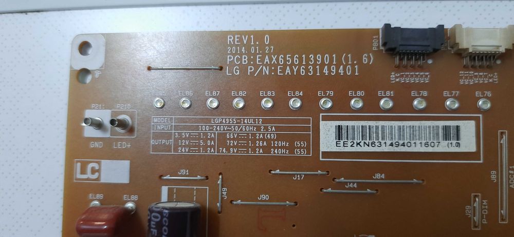 Захранване и основна платка за телевизор LG EAX-65613901 EAX65684604