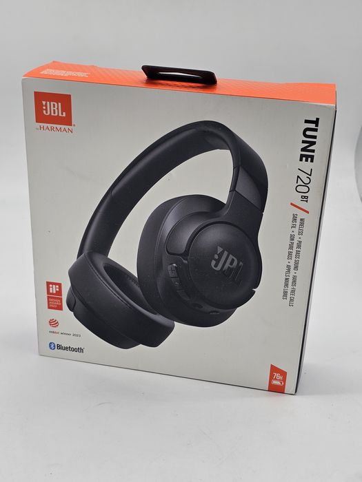 Casti audio wireless over-ear JBL Tune 720BT JBL Pure Bass Sound, Blu