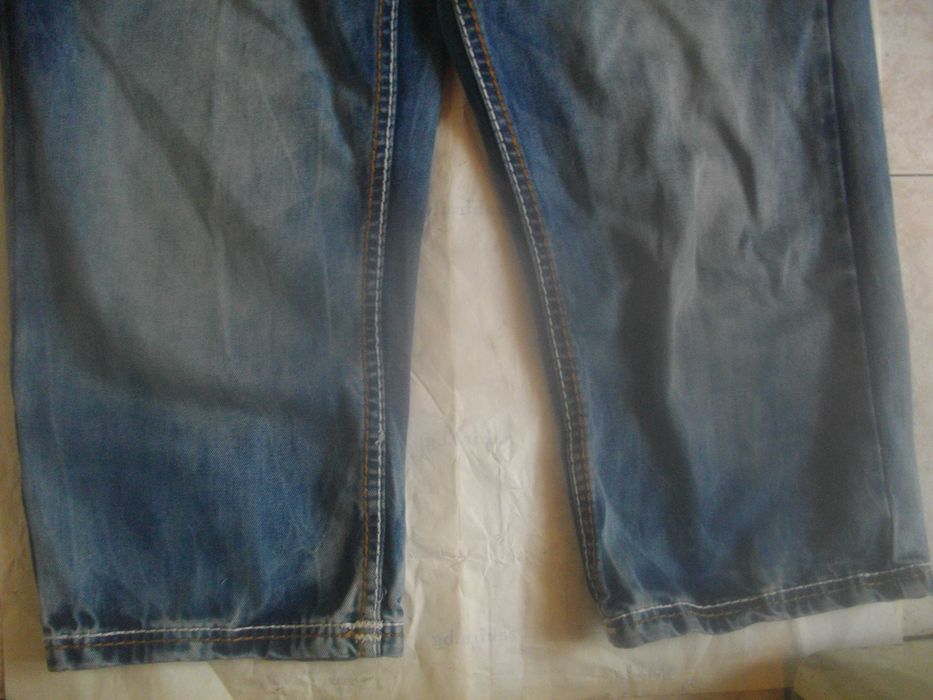 Мъжки Оригинални Къси Дънки Размер L-TOM TOMPSON Denim-За Мъж до 85 кг