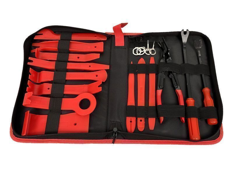 Комплект за демонтаж на радио и тапицерия, скоби, 20 части gebo tools