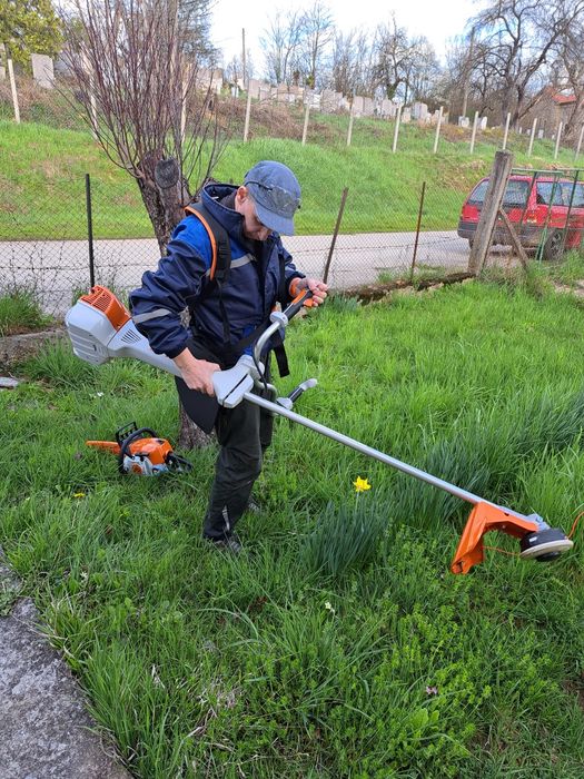 Професионално почистване на дворове и градини в Габрово и района - STIHL