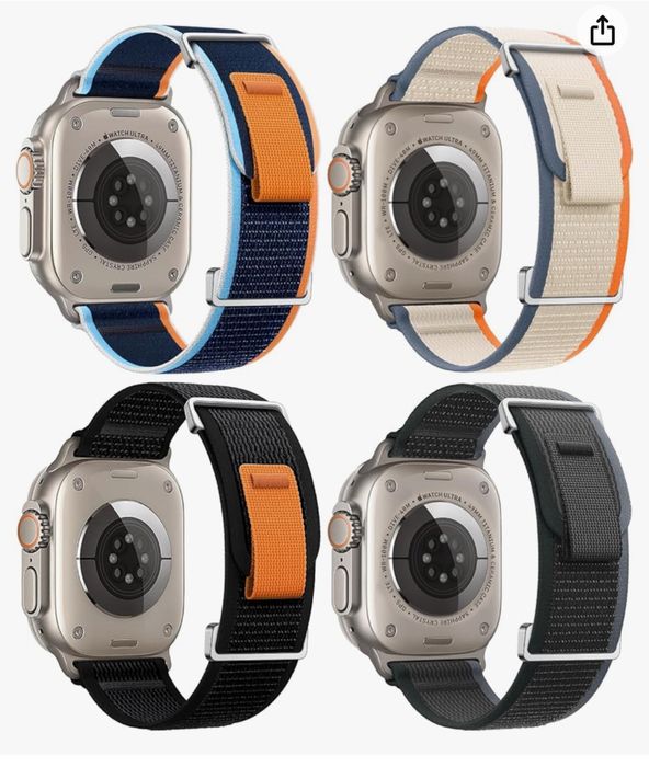 Curea TRAIL Incarcator Cablu Apple Watch Serie ULTRA 9 8 7 6 5 SE 4