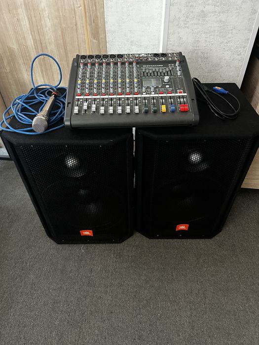 Dynacord+2 ta kalonkasi+Shure micrafon