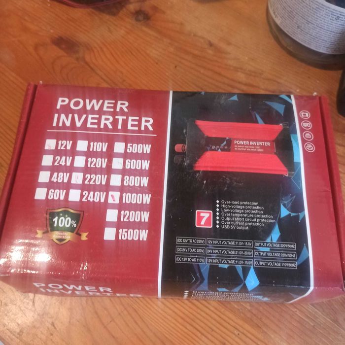 Invertor 1000 w  unda modificata