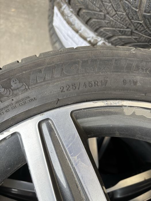 Jante complete Micheline 225/45 R17 BMW