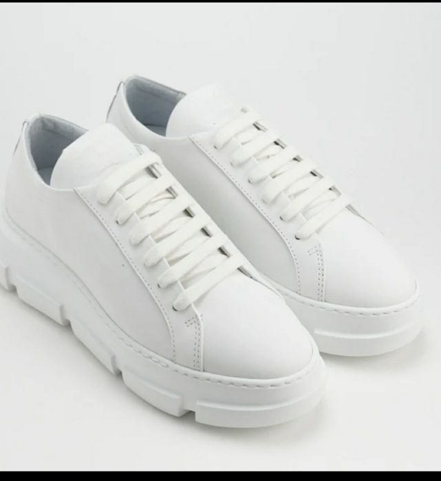 Pantofi dama ,piele naturala,albi,usori,comozi ,Italia 39