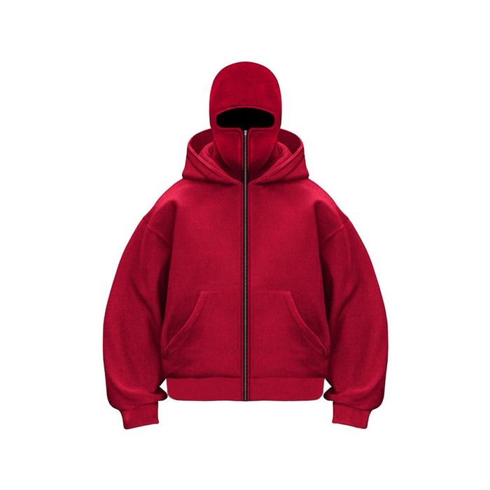 Зип-худи Oversize с маской-балаклавой (Full-Zip)